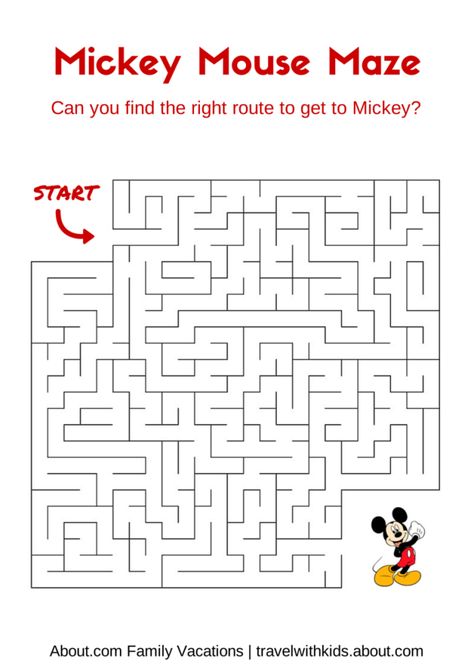 Free Disney Printables for Kids: Mickey Mouse Maze Disney Themed Games, Disney Word Search, Disney Printables Free, Disney Road Trip, Kids Word Search, Kindergarten Assessment, Disney Activities, Free Printable Word Searches, Disney Word