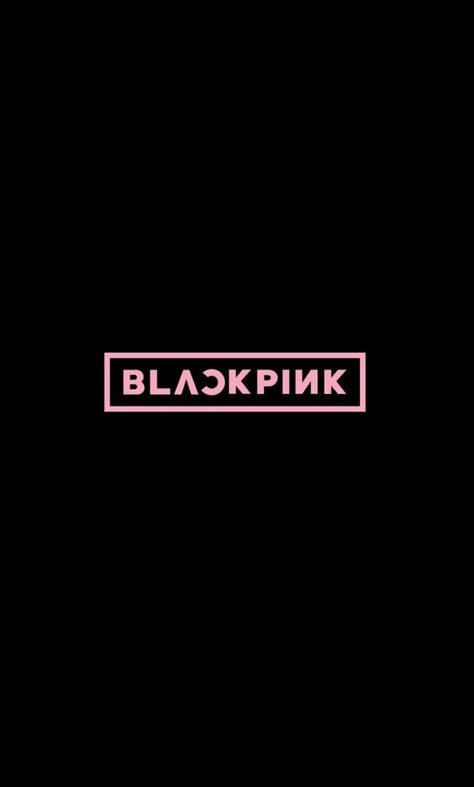 Pink Logo Wallpaper, Blackpink Logo, Bp Logo, Cute Easy Doodles, Glitch Wallpaper, Black Pink Background, Words Wallpaper, Blackpink Poster, Blackpink Wallpaper