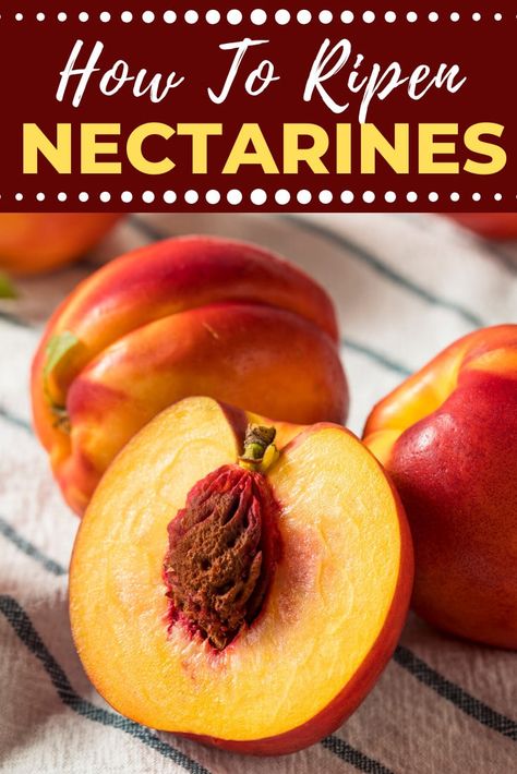 Canning Nectarines, How To Ripen Peaches, Nectarine Recipes, Canning Peaches, Stone Fruits, Fruit Picking, Cooking Advice, Fruit Preserves, Fruit Stands