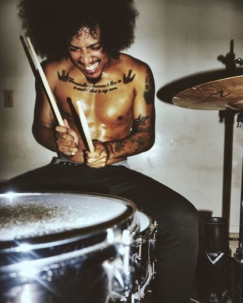 Reposting @anthony.anderson.drums: BE RELENTLESS!!!! Let no one and nothing STOP you from achieving your dreams! REALITY ✔️✔️✔️✔️ #drumlife #mylife #badass #drummer #drums #potd #thejourney #lifestyle #music #musician #tbt #fro #afro #afropunk #tatts #ink #goingin #putinwork #like4like #followme #igers #instamusic #lennykravitz #vibes #nyc #vscocam #grind #newyear #newmoves #fitlife Drummer Aesthetic Male, Drummer Aesthetics, Male Drummer, Drummer Aesthetic, Jazz Drummer, Dread Head, Afro Men, Anthony Anderson, Drummer Boy