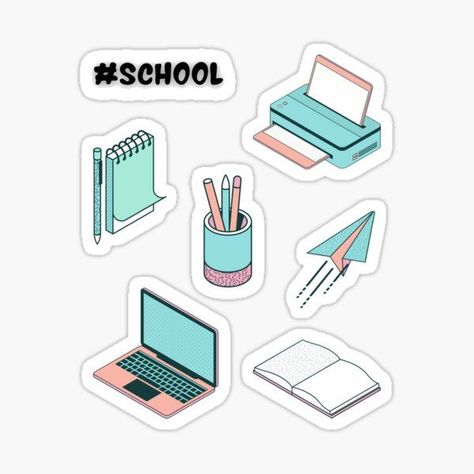 "The Study Aesthetic Essential Pack" Sticker by mdawn54 | Redbubble | Scrapbook stickers printable, Work stickers, Print stickers School Aesthetic Stickers, Aesthetic School Supplies, Homemade Stickers, Scrapbook Printing, Work Stickers, Lashes Mascara, Computer Sticker, Tumblr Stickers, Study Aesthetic