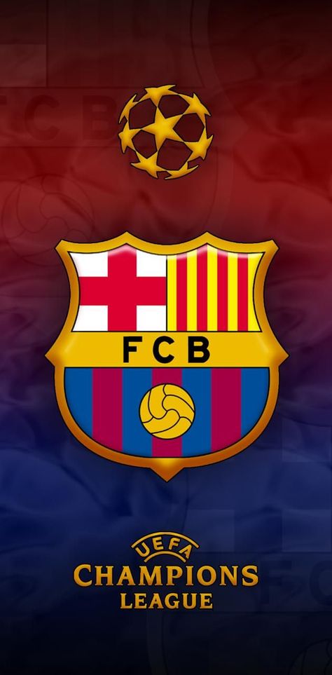 Barca Wallpapers, Fcb Logo, Wallpaper Barcelona, Champions League Logo, Messi Team, Barcelona Wallpaper, Barcelona Champions League, Barcelona Wallpapers, Real Madrid Logo