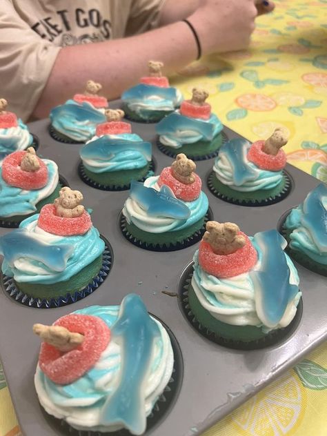 🦈 Shark Week 2024🦈 | Happy shark week | Facebook Shark Decorations Party, Shark Desserts, Shark Food, Shark Birthday Party Food, Shark Birthday Party Ideas, Shark Birthday Cake, Shark Inspired Food, Shark Week Cupcake Ideas, Shark Themed Dinner Food