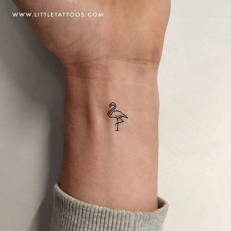 Fine line flamingo temporary tattoo, get it here ► Flamingo And Wave Tattoo, Stick Flamingo Tattoo, Fine Line Tattoo Flamingo, Micro Flamingo Tattoo, Flamingo Line Art Tattoo, Tiny Flamingo Tattoos For Women, Flamingo Minimalist Tattoo, Tiny Florida Tattoo, Small Pink Flamingo Tattoo