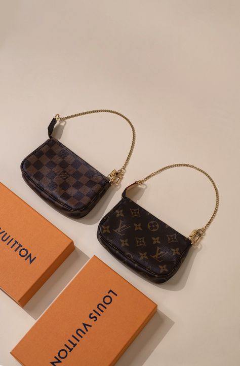 Louis Vuitton Mini Pochette & Mini Monogram Bag Lv Mini Bag, Lv Mini Pochette, Louis Vuitton Mini Bag, Louis Vuitton Mini Pochette, Pochette Louis Vuitton, Louis Vuitton Mini, Lv Pochette, Monogram Bag, Personal Shopper