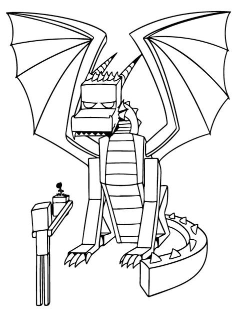 Coloring Pages Minecraft, Minecraft Coloring Pages Free Printable, Noah Crafts, Minecraft Dragon, Dragon Coloring Pages, Snowman Coloring Pages, Dragon Coloring, Prince Dragon, Baby Coloring Pages