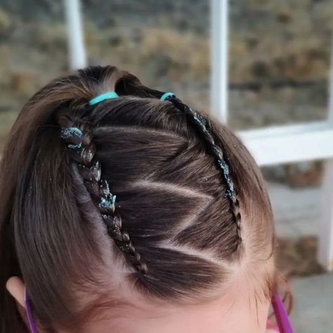 Braids In Ponytail, Lace Braids, Girl Hair Dos, Lace Braid, Braid Tutorial, Braided Ponytail, French Braid, Toddler Hair, Girl Hair