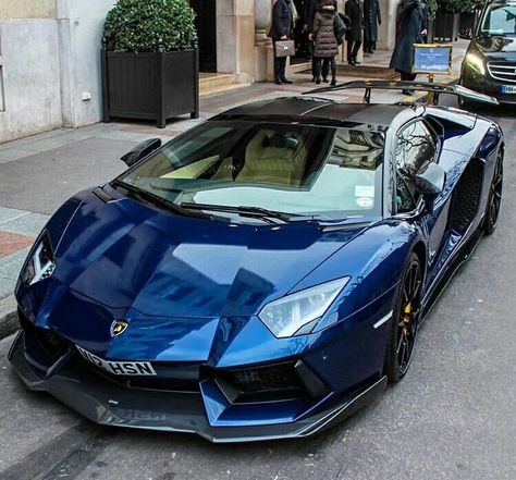 Lamborghini Aventador - Chrome Navy Blue | Chrome Navy Blue is by far my favorite color. การออกแบบ Ui Ux, Lamborghini Supercar, Blue Lamborghini, Top Luxury Cars, Lamborghini Cars, Blue Car, Super Luxury Cars, Best Luxury Cars, Fancy Cars