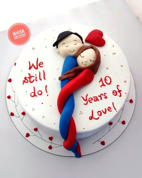 Anniversary Cakes Ideas Couple, Creative Birthday Cake Ideas, Birthday Cake For Wife, Simple Anniversary Cakes, Birthday Cake For Boyfriend, Anniversary Cake Designs, Cake For Boyfriend, Happy Anniversary Cakes, Birthday Cake For Husband