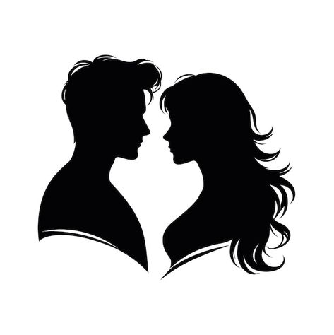 Vector romantic love couple silhouette | Premium Vector #Freepik #vector #couple #greeting #silhouette #romance Romantic Love Couple, Grunge Pictures, Couple Silhouette, Simple Background Images, Simple Background, Iconic Photos, Story Inspiration, Couple Art, Romantic Love