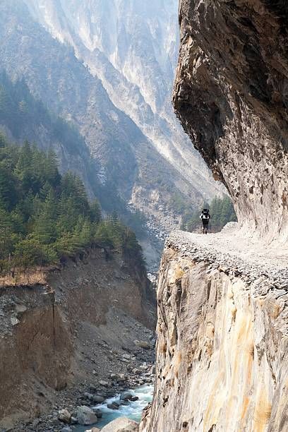 199,835 Dangerous Road Stock Photos, Pictures & Royalty-Free Images - iStock Red Traffic Light, Water Flood, Desert Road, Annapurna Circuit, Concrete Background, Dangerous Roads, Road Work, Autumn Rain, Multiple Exposure