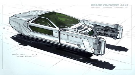 ArtStation - Blade Runner 2049 Concept Art, George Hull Blade Runner Car, Hover Car, Blade Runner 2049, Flying Car, Wallpapers Iphone, Futuristic Cars, Cyberpunk Art, Ryan Gosling, Vehicle Design