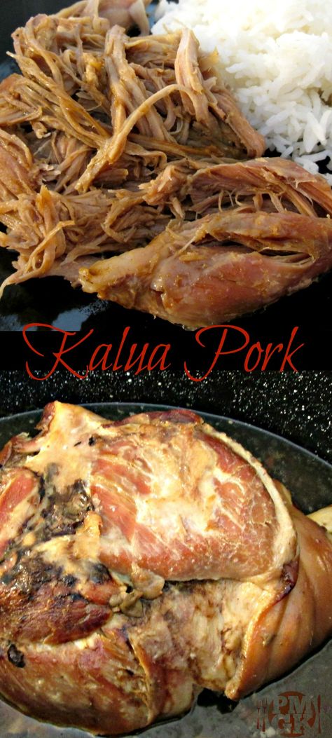 Kalua Pork Oven, Kaula Pork, Kaluha Pork, Kailua Pork, Kalua Pig Recipe, Kalua Pork Recipe, Kahlua Pork, December Food, Pork Oven