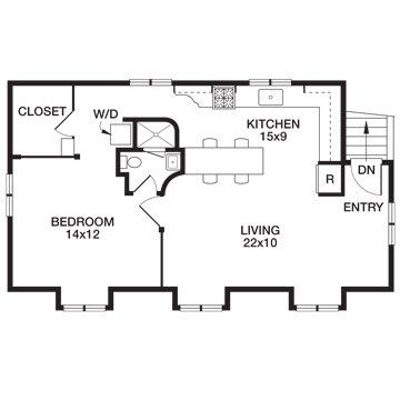 101023147 Barn Loft Apartment Floor Plans, Apartment Loft Layout, Garage Loft Apartment, Barn Loft Apartment, Garage Suite, Above Garage Apartment, Loft Layout, Barn Apartment, Barn Loft