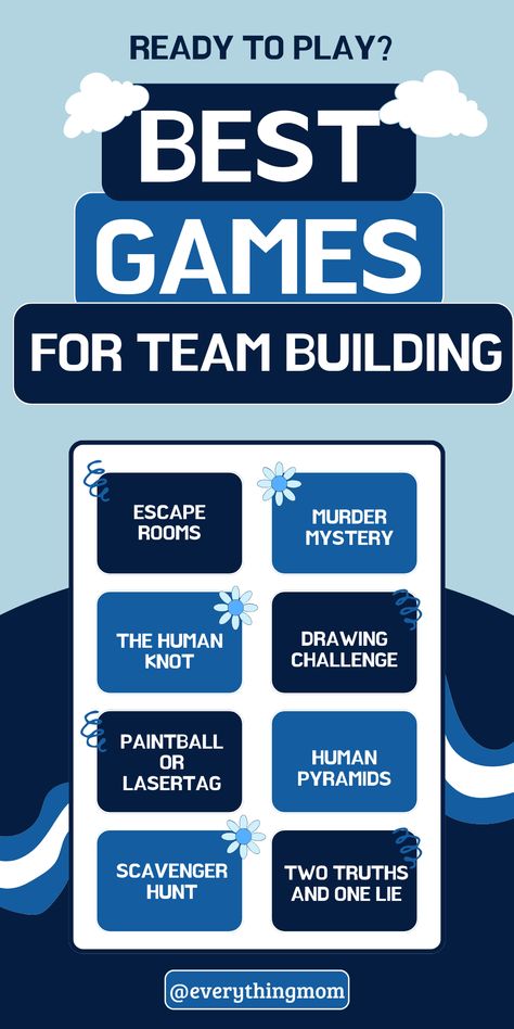 Bring teens together with these 16 fun team-building activities! Perfect for boosting camaraderie, trust, and communication skills, these games make group bonding an enjoyable experience. From creative challenges to interactive games, these activities are ideal for schools, clubs, or any teen group. Discover team-building games that teens will actually look forward to! Stem Games Middle School, Team Communication Activities, Team Building Activities For Teens, Fun Team Building Activities, Communication Activities, Team Building Games, Activities For Teens, Interactive Games, Building Activities