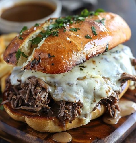 Crockpot French Dip Sandwich Crockpot French Dip Sandwiches, Crockpot French Dip, Crock Pot Sandwiches, French Dip Sandwich Crockpot, Instant Pot French Dip, French Dip Sliders, French Dip Recipes, French Dip Crock Pot, French Dip Sandwiches