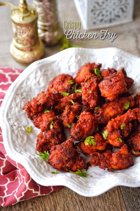 A deep fried crisp chicken fry with Indian flavors. This chicken fry can be eaten as an appetizer, or with main coarse or you can even make chilli chicken with it. The last option was… Nonveg Recipes, Chilly Chicken, Crisp Chicken, Food Panda, Chettinad Chicken, Last Option, Chicken Vindaloo, Crispy Recipes, Chicken Kebab