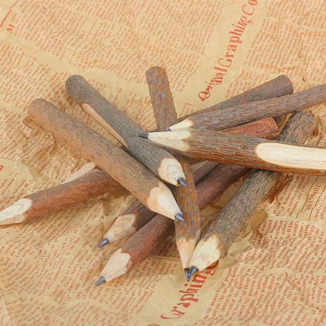 Cheap wooden pencil, Buy Quality graphite pencil directly from China pencil graphite Suppliers: 1/3PCS Wooden Pencil Branch and Twig Graphite Pencil Crafts Writing Tool Drawing Painting Pen School Stationery Office Supplies Twig Pencils, Tool Drawing, Scented Pencils, Zen Pencils, Isometric Paper, Graphite Pencils Set, Vintage Mechanical Pencil, Pencil Crafts, Stationery School