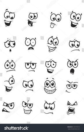 Angry Cartoon Face, Cartoon Faces Expressions, Balloon Face, Angry Cartoon, Funny Cartoon Faces, Face Doodles, Cartoon Eyes Drawing, Cute Smiley Face, Cartoon Faces Drawing