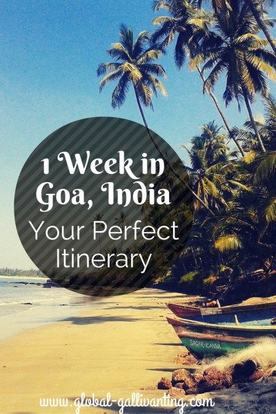 The Perfect Itinerary for 1 Week in Goa, India (1) Goa Travel, India Travel Places, India Travel Guide, Goa India, Visit India, Perfect Itinerary, Bucket Lists, Jodhpur, India Travel