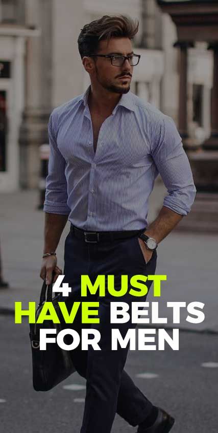 Never underestimate the power of a belt, it can either make or break your look. Here are 4 Belts Every Guy Should Own In His Closet. Men Belt Outfit, Brown Belt Outfit, Summer Clothing Styles, Summer Style For Men, Mens Belts Fashion, Formal Belts, White Shoes Men, Clydesdale Horses, Mens Slacks