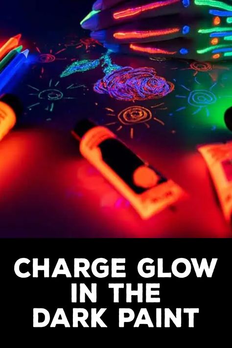 how to charge glow in the dark paint Glow In The Dark Art Ideas, How To Make Glow In The Dark Paint, Glow In The Dark Room, Glow In Dark Paint, Mobile Diy, Glow In The Dark Paint, Moonlight Art, Diy Glow, Glow Paint