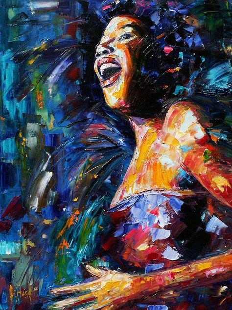 Debra Hurd, Jazz Painting, Sarah Vaughan, Southern University, Dance Paintings, Jazz Art, Music Painting, Chattanooga Tennessee, School Of Art