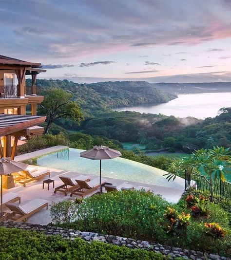 Houses In Costa Rica, Best Family Resorts, Infinity Edge Pool, Costa Rica Vacation, Family Resorts, Tamarindo, Honeymoon Destinations, Luxury Villa, Vacation Destinations