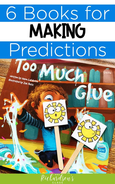 Three books that are perfect to use to teach making predictions. This post is full of teaching tips and strategies to help you boost your kindergarten, first, or second grade students' comprehension. Grab these favorite books and be set for your interactive read aloud lessons! Making Predictions First Grade, Making Predictions Kindergarten, Kindergarten Read Aloud Activities, Making Predictions 2nd Grade, 1st Grade Read Aloud Activities, Books For Making Predictions, First Grade Read Alouds, Read Alouds For Kindergarten, Making Predictions Activities