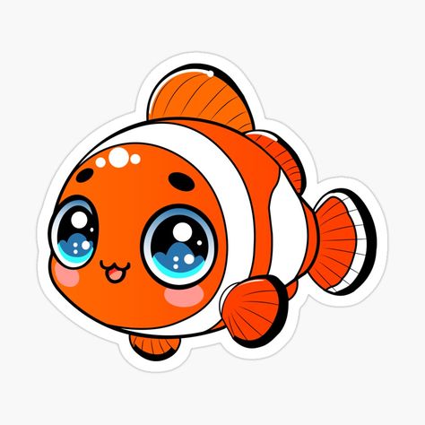 Retrouvez mes designs sur un tas de super produits ! Faites un tour sur ma boutique Redbubble #RBandME : https://www.redbubble.com/fr/i/sticker/Petit-poisson-clown-par-SpringSpirit/160306376.EJUG5?asc=u Sealife, Les Oeuvres, Coral, Boutique, Quick Saves