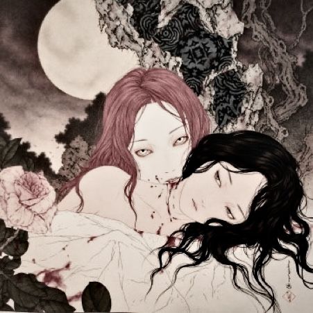 Takato Yamamoto, Arte 8 Bits, Lesbian Art, Vampire Art, Wow Art, Arte Fantasy, Ethereal Art, Japanese Artists, The Villain