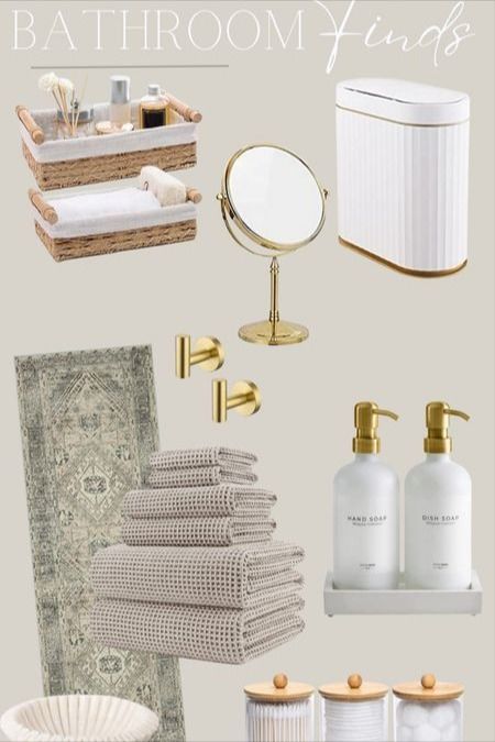 Bathroom Essentials Amazon Bathroom Finds, Amazon Bathroom Decor, Bathroom Finds, Amazon Bathroom, Neutral Bathroom Decor, Bathroom Counter Decor, Neutral Bathroom, Amazon Decor, Amazon Home Decor