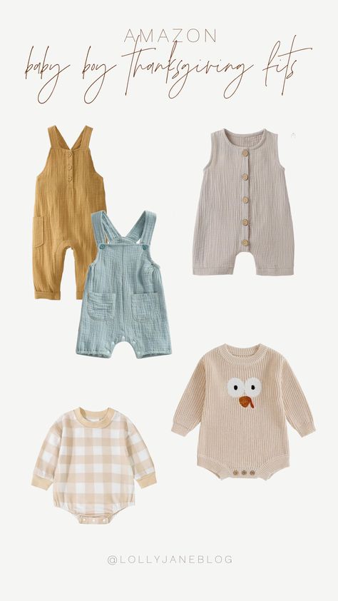 🍂🦃 Get your little guy ready for Thanksgiving in style! Our adorable baby boy outfits feature charming patterns and playful ruffles that are perfect for family gatherings. Whether you choose a cozy onesie or a trendy jumper, your little one will be the star of the holiday. 👶✨ Shop now on Amazon and make this Thanksgiving unforgettable! #ThanksgivingFashion #BabyStyle #ShopSmall Thanksgiving Outfit For Baby Boy, Baby Boy Thanksgiving Outfit, Trendy Jumpers, Boy Thanksgiving Outfit, Thanksgiving Fashion, Amazon Baby, Thanksgiving Outfits, Baby Swag, Thanksgiving Outfit