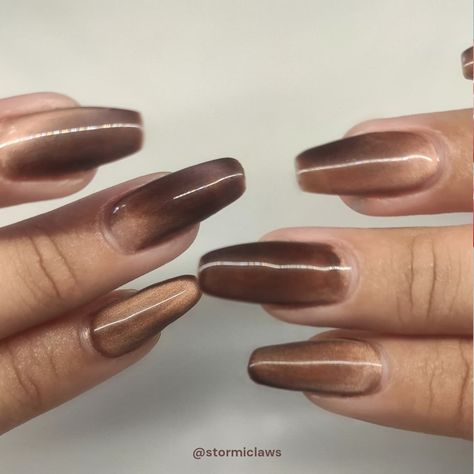 explore nails gelxnail pressonnails iced coffee brown latte cateye caramel aesthetic fyp gold Iced Coffee Nails, Caramel Aesthetic, Coffee Nails, Coffee Press, By Appointment Only, Press Ons, Coffee Brown, Nails Nails, Iced Coffee