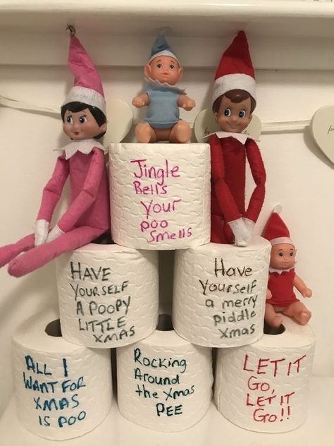 11+ Funny Elf On The Shelf Ideas For The Holiday Season | Ray Amaari Easy Elf On The Shelf, Easy Elf, Elf Magic, Awesome Elf On The Shelf Ideas, Elf Activities, Xmas Elf, Elf Antics, Elf Fun, 17 December