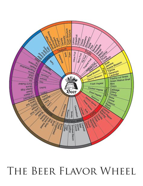 Beer flavor wheel - I have been looking for one of these for SO LONG! Flavor Wheel, Beer Infographic, Beer Facts, Body Foam, Beer Food, Brewing Beer, Home Brewing Beer, Berry Fruit, Home Brew