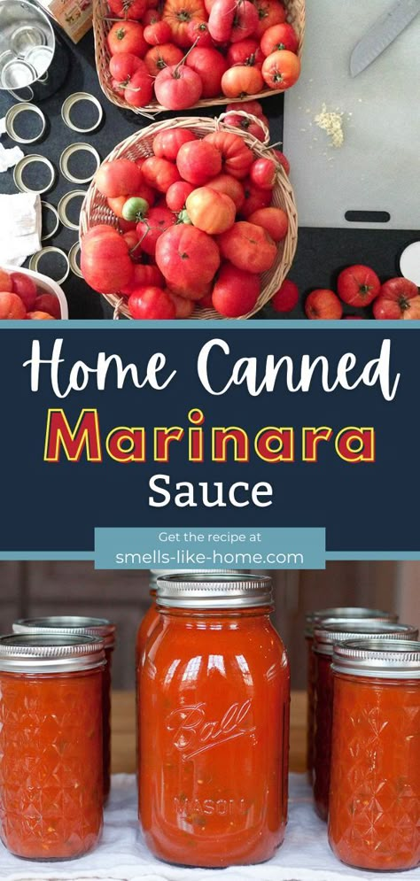 Home Canned Pizza Sauce From Fresh Tomatoes, Basil Garlic Tomato Sauce Canning, Homemade Marinara Fresh Tomatoes, Spaghetti Sauce Water Bath Canning Recipe, Best Canning Recipes For Tomatoes, Easy Canned Spaghetti Sauce, Ball Canning Tomato Sauce, Diy Marinara Sauce Easy, Marinara Sauce To Can