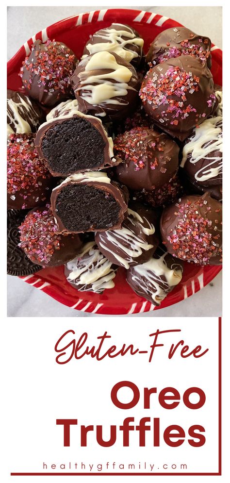 Gluten Free Oreo Cake Pops, Gluten Free Oreo Truffles, Gluten Free Oreo Balls, Gluten Free Chicken Wings, Gluten Free Truffles, Gluten Free Oreos, Oreo Cake Pops, Oreo Truffles Recipe, Gluten Free Desserts Healthy