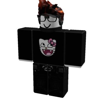 Free Avatar Ideas, Roblox Free Avatar, Free Roblox Outfits, Free Roblox Avatar, Cute Black Shirts, Emo Fits, Pony Creator, Hello Kitty T Shirt, Free Avatars