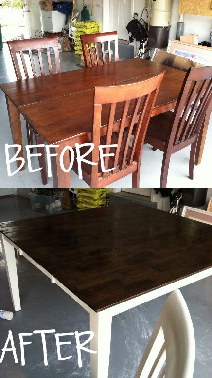 Comedor transformado, bello Diy Remodeling, Painted Kitchen Tables, Dining Table Makeover, Diy Kitchen Table, Kitchen Table Makeover, Table Makeover, Refurbished Furniture, Trendy Kitchen, Kitchen Paint