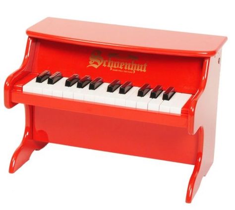 Can a gift possibly get any cuter? This mini Schoenhut Piano will be big fun for your toddler. The 25-key model is a perfect first instrument for your future Beethoven, inspiring creativity and an early love of music. Baby Piano, Piano Gifts, Kids Piano, Toy Piano, Mini Keyboard, Keyboard Piano, Learn Piano, Piano Lessons, Musical Instruments