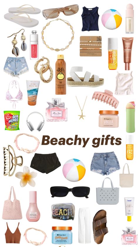 #beachy #beachywishlist #beachywishlistforbirthday #beachywishlistforchristmas #birthday #christmas #beachygirl #fyp Beach Girl Christmas List, Beachy Wishlist, Summer Basket Gift Ideas, Beach Wishlist, Summer Gift Baskets, Girl Wishlist, Beachy Birthday, Surf Birthday, Amazon Things