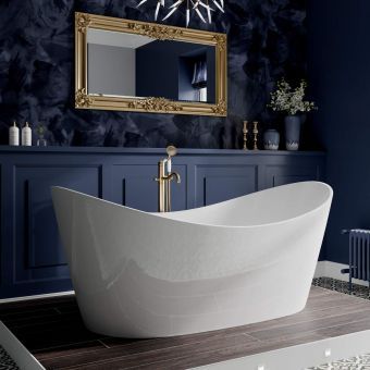 Freestanding Baths | Slipper Baths | UK Bathrooms Slipper Bath, Double Ended Bath, Bedroom With Bath, Loft Bathroom, Bath Uk, Freestanding Bath, Bathroom Tub, Bathroom Design Luxury, Blue Bathroom