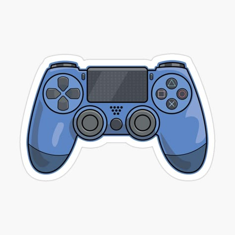 Playstation Stickers, Seniors Jacket, Video Game Stickers, Game Controller Art, Gamer Stickers, Ramadan Stickers, Gaming Stickers, Game Stickers, Blue Stickers