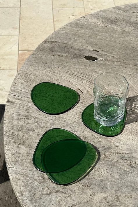 Green Aesthetics, Pinterest Contest, Glass Coaster, Keramik Design, Deco Originale, Apartment Decor Inspiration, Glass Coasters, Dream Apartment, Apartment Inspiration