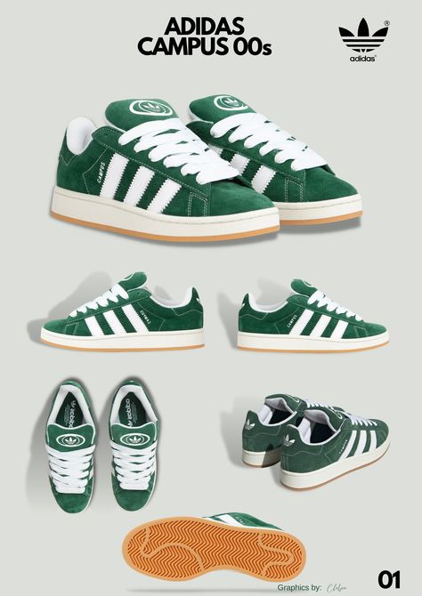 Adidas Campus 00s, Sneaker Shop, Trendy Shoes Sneakers, Pretty Shoes Sneakers, Kicks Shoes, Adidas Vintage, Fresh Shoes, Hype Shoes, Adidas Campus