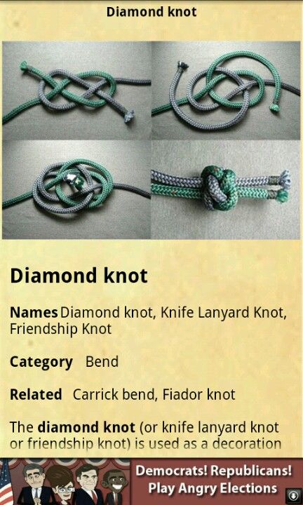 Diamond knot paracord End Knots Paracord, Paracord End Knots, Decorative Knots Tutorial, Diamond Knot Paracord, Diamond Knot Tutorial, Stopper Knot, Bracelets Paracord, Lanyard Knot, Button Knot