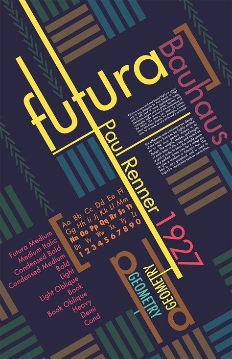 Futura Specimen Poster – Edward Baker IV Futura Font Typography, Futura Typeface Poster, Futura Type Specimen, Font Specimen Poster, Typography Presentation, Type Specimen Poster, Font Specimen, Typography Book Design, Specimen Poster