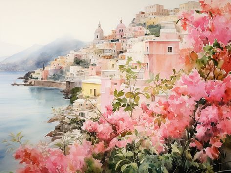 👀 Manarola Painting Cinque Terre Print Italy Watercolor Art Print Italian Coastline Wall Art Cityscape Poster - multiple sizes to choose from 🌈 title: "Manarola Magic" 🌈 print from my original watercolor painting 🌈 multiple sizes to choose from 🌈 materials: high quality matte paper or stretched canvas 🌈 shipping: high-quality protective packaging with tracking number 🌈 sell unframed - need to be framed. 🎯 To see more art prints, please visit my shop: https://www.etsy.com/shop/ArtPrintify Italy Art Painting, Watercolor Art Italy, Italy Watercolor Paintings, Watercolor Poster, Italy Watercolor Paintings Simple, Poster Prints Italy, Cinque Terre Watercolor, Italy Wall Art Print, Statement Artwork