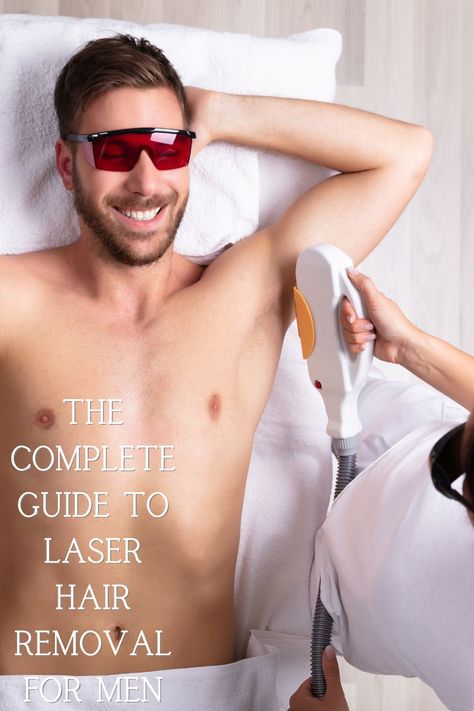 We have put together all you need to know about laser hair removal for men, so if you're thinking of booking session take a look! We'll tell you what to expect, what areas you can treat, and how to prepare for your session! Laser Hair Removal Men, Laser Depilation, Laser Hair Removal Facts, Reduce Hair Growth, Upper Lip Hair Removal, Hair Removal For Men, Lip Hair Removal, Upper Lip Hair, Laser Removal